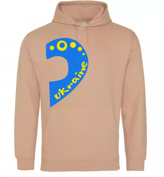 Мужская толстовка (худи) ...Ukraine Песочный фото