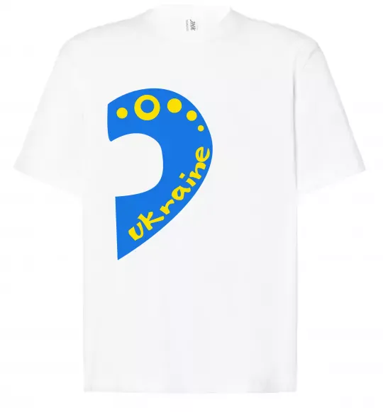 Футболка Оверсайз ...Ukraine Білий фото