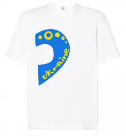 Футболка Оверсайз ...Ukraine Белый фото