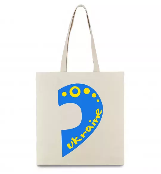 Еко-сумка ...Ukraine Бежевий фото