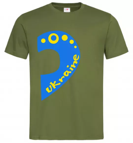 Мужская футболка ...Ukraine Оливковый фото