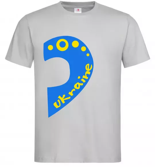 Мужская футболка ...Ukraine Серый фото