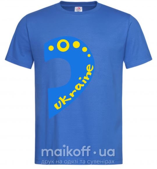 Мужская футболка ...Ukraine Ярко-синий фото