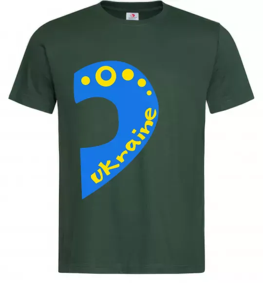 Мужская футболка ...Ukraine Темно-зеленый фото