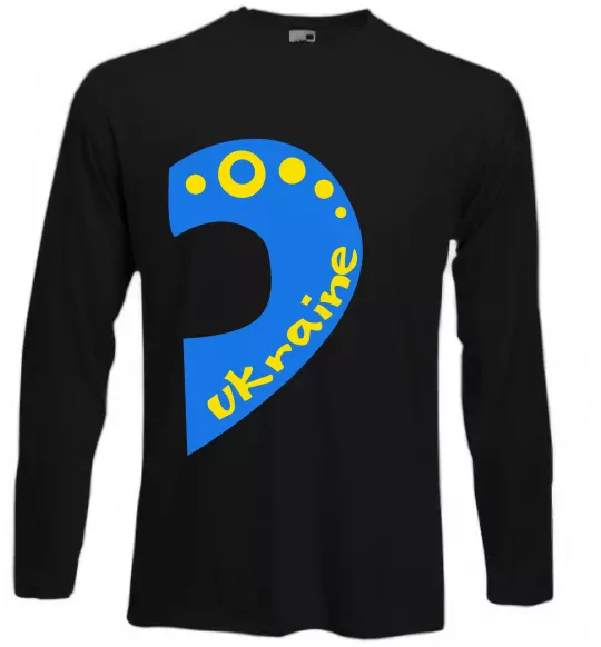 Лонгслив ...Ukraine Черный фото