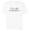 Футболка Оверсайз Гугли українською Білий фото