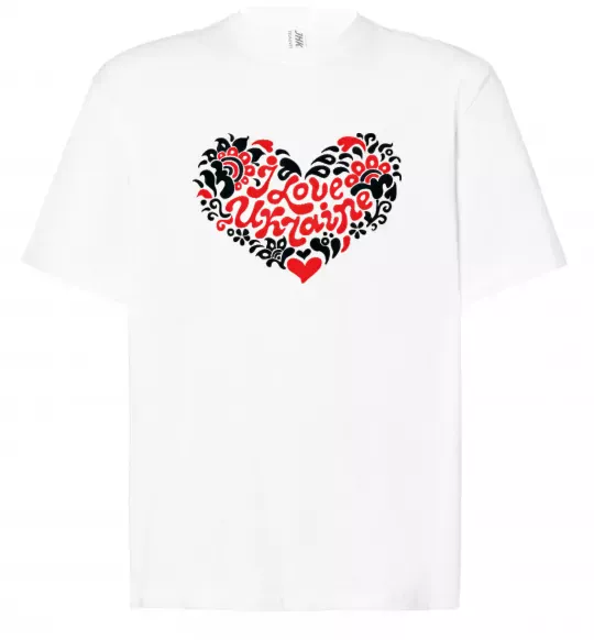 Футболка Оверсайз Curvy Ukraine Logo Белый фото