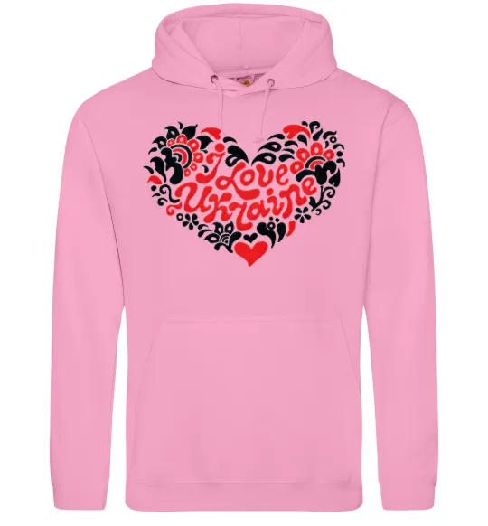 Женская толстовка (худи) Curvy Ukraine Logo Розовый фото