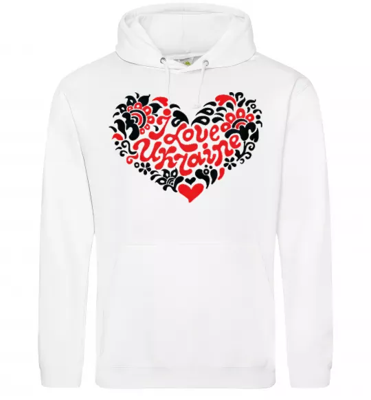 Женская толстовка (худи) Curvy Ukraine Logo Белый фото