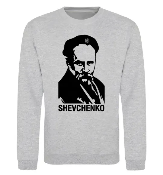 Світшот Shevchenko Сірий меланж фото