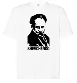 Футболка Оверсайз Борщ з карасями Шевченко Белый фото