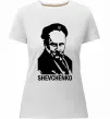 Жіноча преміум футболка Shevchenko Білий фото