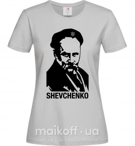 Женская футболка Shevchenko Серый фото