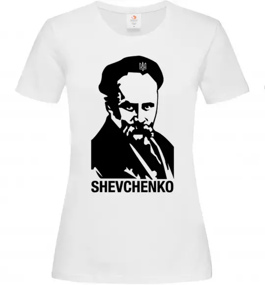 Женская футболка Shevchenko Белый фото