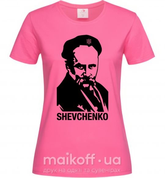 Жіноча футболка Shevchenko Яскраво-рожевий фото