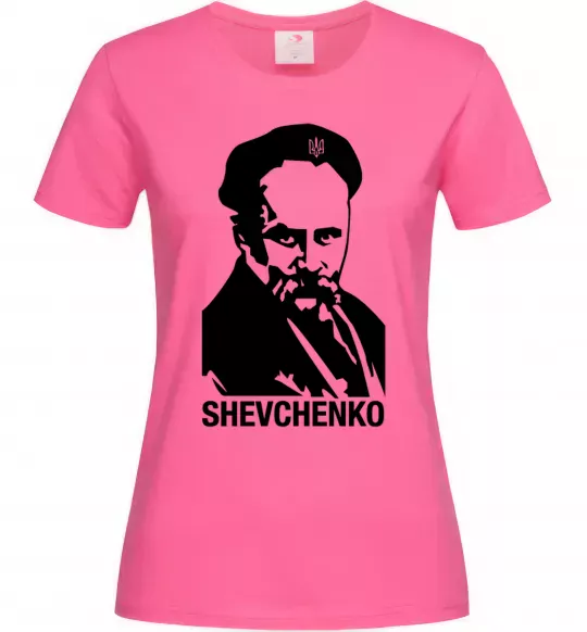 Женская футболка Shevchenko Ярко-розовый фото