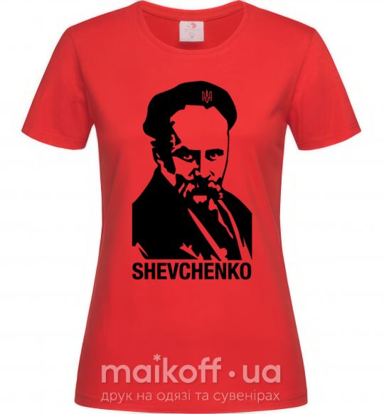 Женская футболка Shevchenko Красный фото