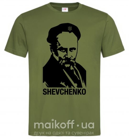 Чоловіча футболка Shevchenko Оливковий фото