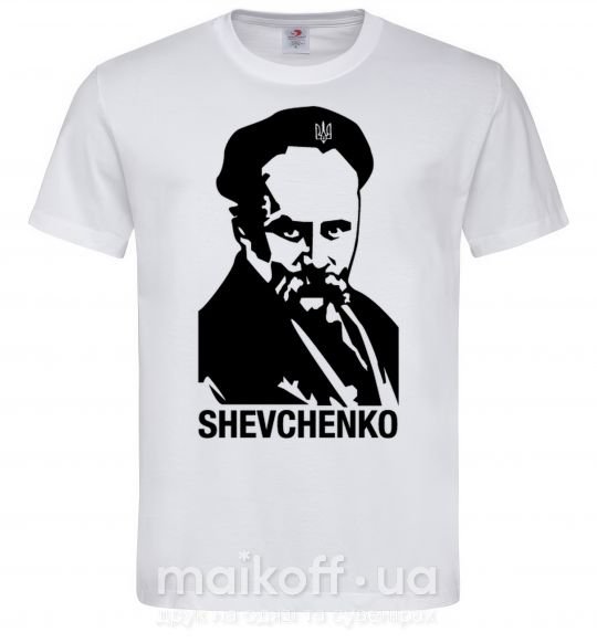 Чоловіча футболка Shevchenko Білий фото