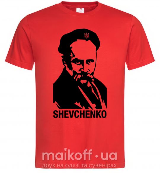 Мужская футболка Shevchenko Красный фото