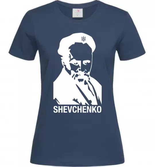 Женская футболка Shevchenko Темно-синий фото