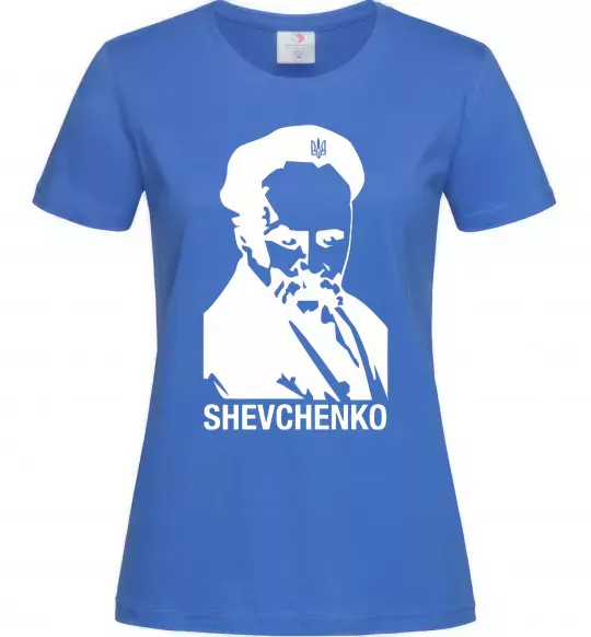 Женская футболка Shevchenko Ярко-синий фото