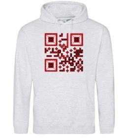 Мужская толстовка (худи) QR код України Мужская толстовка (худи) QR код України