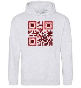 Женская толстовка (худи) QR код України