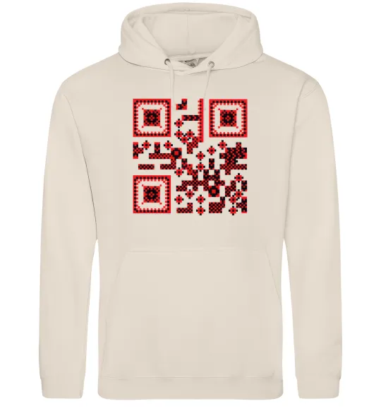Женская толстовка (худи) QR код України Таш фото
