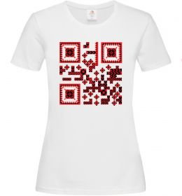 Женская футболка QR код України