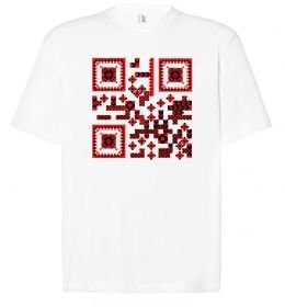 Футболка Оверсайз QR код України