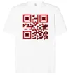 Футболка Оверсайз QR код України Белый фото