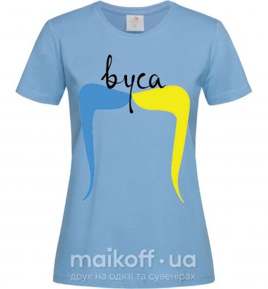 Жіноча футболка ВУСА Блакитний фото