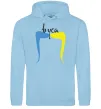 Женская толстовка (худи) ВУСА Голубой фото