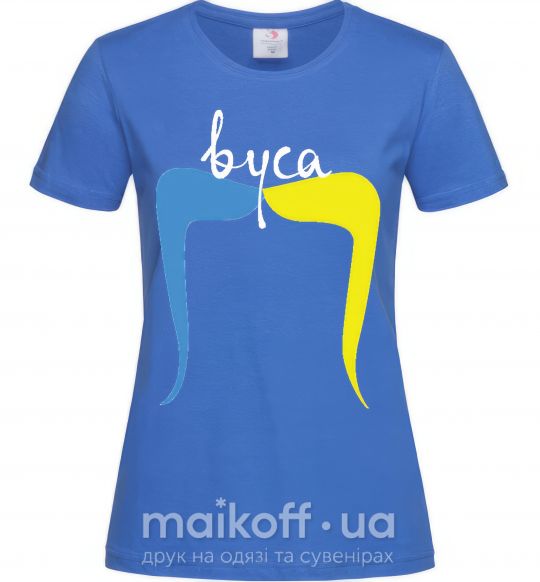 Жіноча футболка ВУСА Яскраво-синій фото