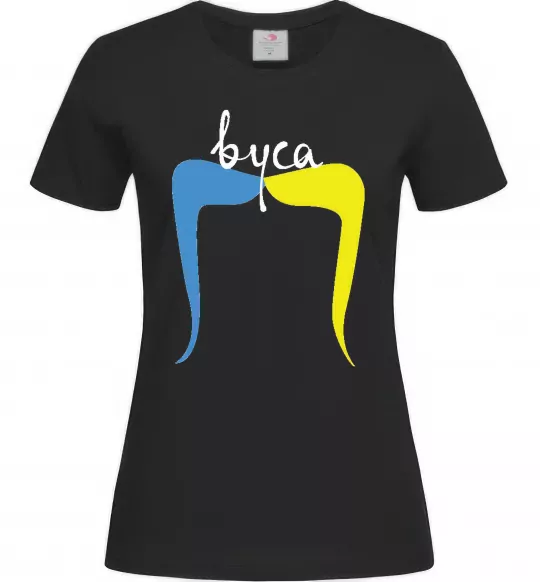 Женская футболка ВУСА Черный фото