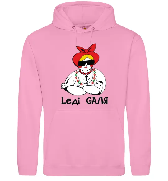 Женская толстовка (худи) Леді Галя Розовый фото