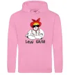 Женская толстовка (худи) Леді Галя Розовый фото