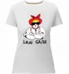 Жіноча преміум футболка Леді Галя Білий фото