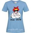 Женская футболка Леді Галя Голубой фото