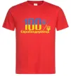 Мужская футболка 100% Євробандерівець Красный Мужская футболка 100% Євробандерівець Красный фото