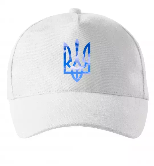 Кепка Герб - небо Білий фото