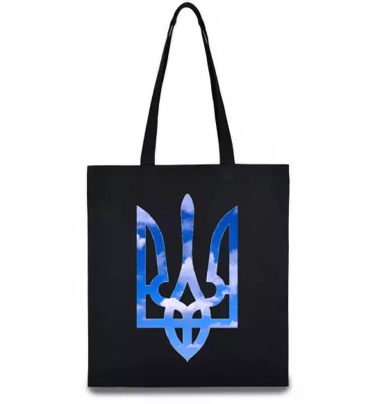 Эко-сумка Герб - небо Черный фото