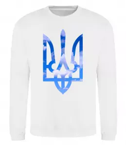 Свитшот Герб - небо Белый фото