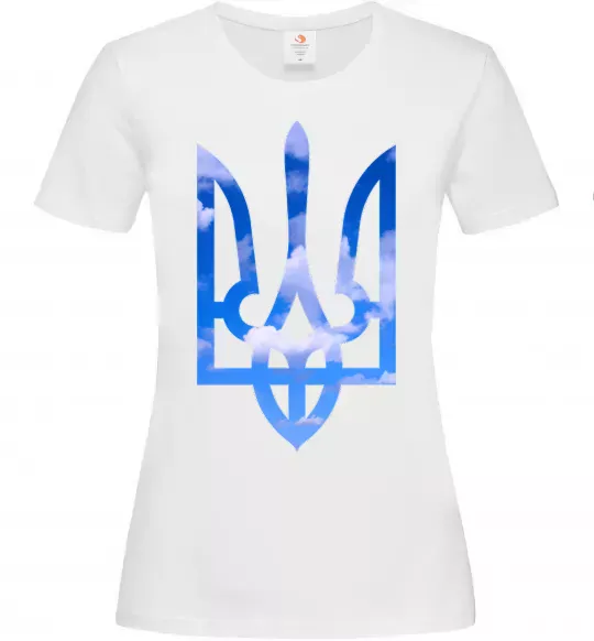 Жіноча футболка Герб - небо Білий фото