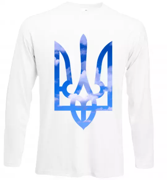 Лонгслив Герб - небо Белый фото