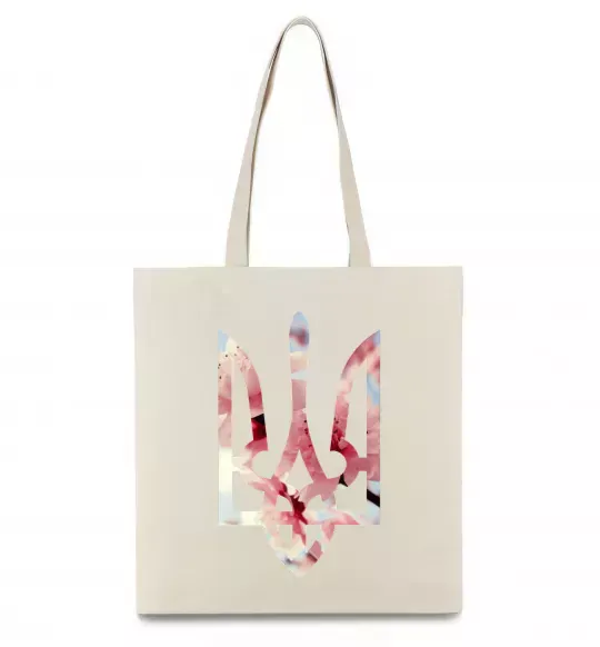 Еко-сумка Герб - цвіт Бежевий фото