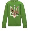 Детский Свитшот Герб - цвіт Лаймовый Детский Свитшот Герб - цвіт Лаймовый фото