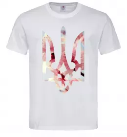 Мужская футболка Герб - цвіт Белый фото