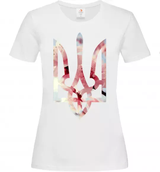 Жіноча футболка Герб - цвіт Білий фото